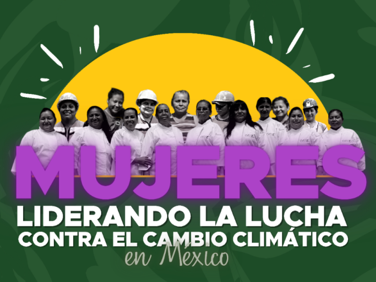 Mujeres liderando la lucha contra el cambio climático