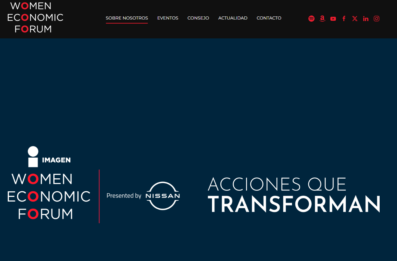 WEF Iberoamérica página web
